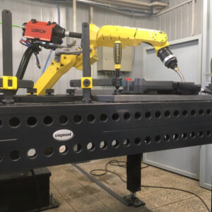 Fanuc robot automata alkatrész hegesztés