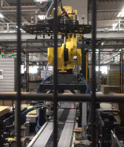 Fanuc robot karton dobozos csomagolás