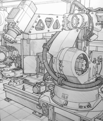 Estun-robot-uvegszal-megmunkalas